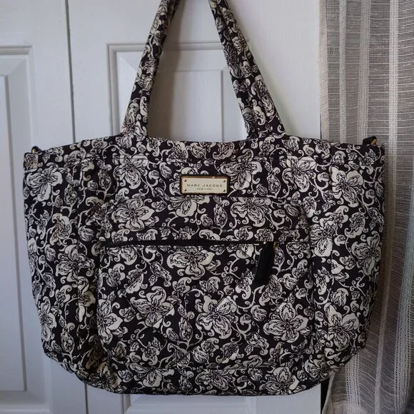 Marc Jacobs Floral Quilted Diaper Bag - Picture 1 of 16